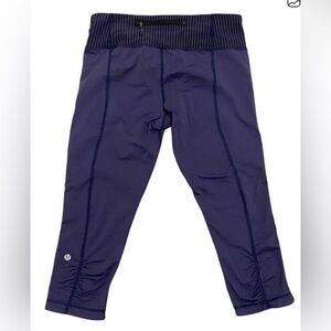 LULULEMON RACE WITH GRACE CROP LUXTREME CADET BLUE 6